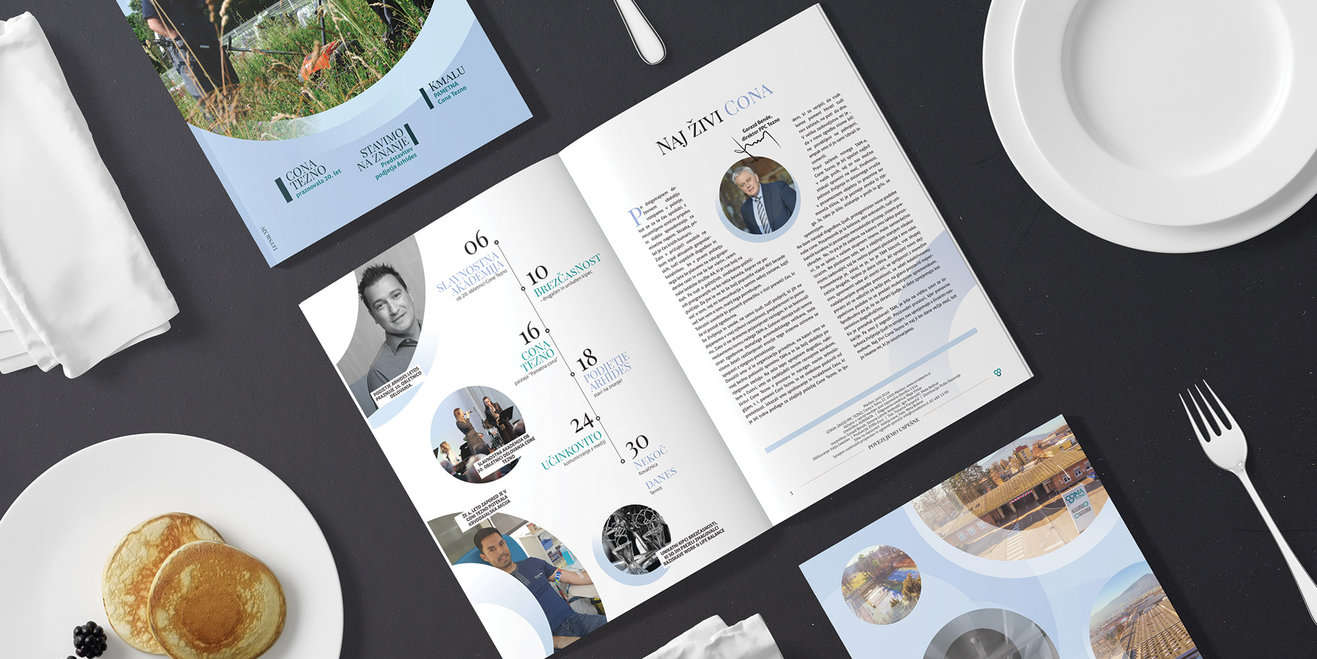 Oblikovanje revija Kontakt