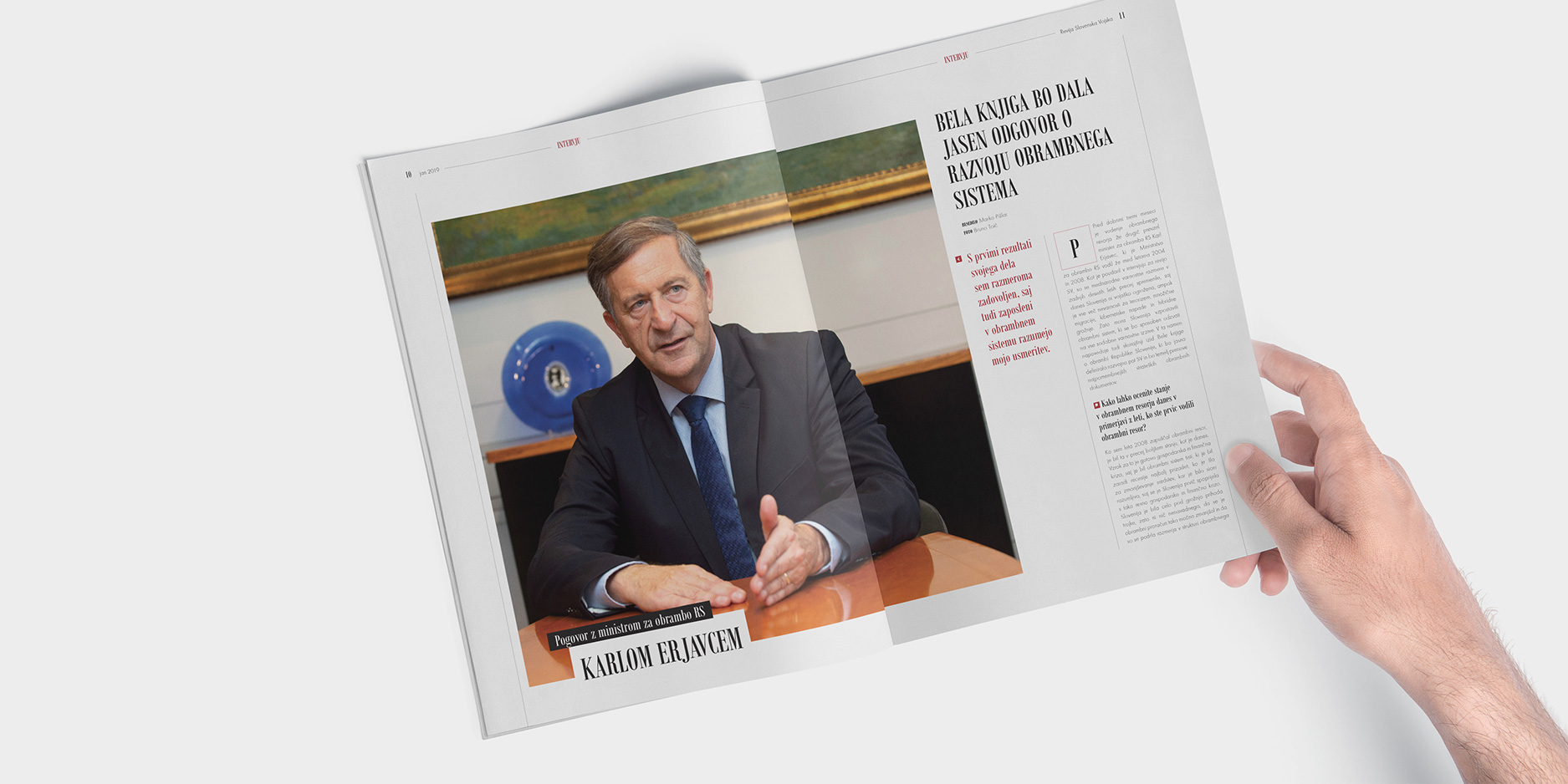 Karl Rjavec v Reviji Slovenska vojska